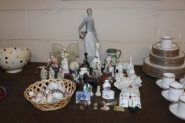 A quantity of ornamental bells, shells, pastel bur