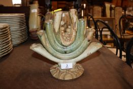 A Bernard Rooke Studio pottery candle holder