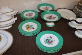 A quantity of 19th Century dessert ware