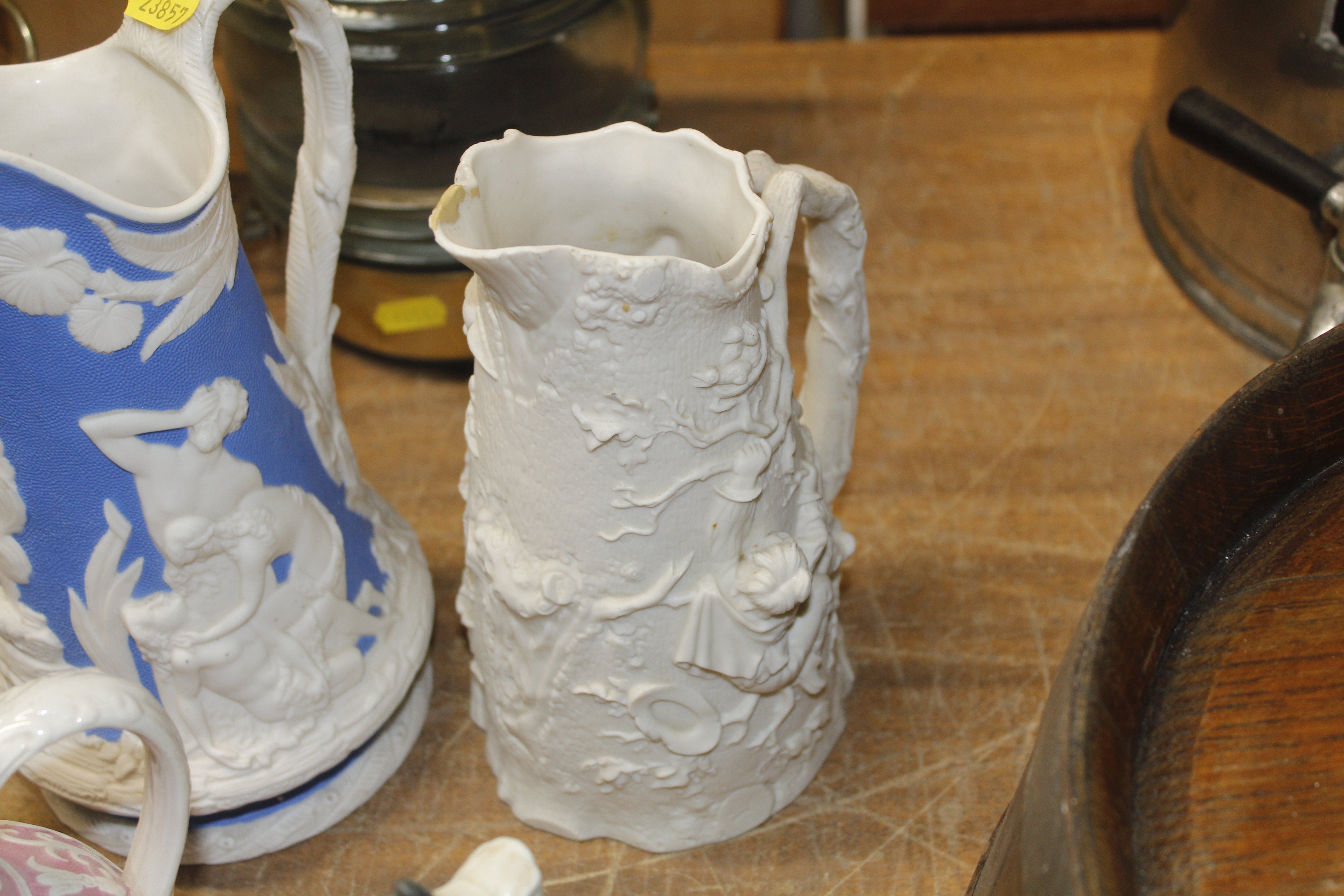 A quantity of Clarion Ware jugs, two having pewter - Image 12 of 14