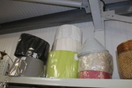 A quantity of as new light shades