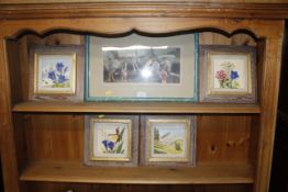 Guy Richardson, framed study 