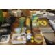 A collection of various pottery to include Cabbage Leaf dishes and bowls, a 'Fiesta USA' jug and a - Image 1 of 7