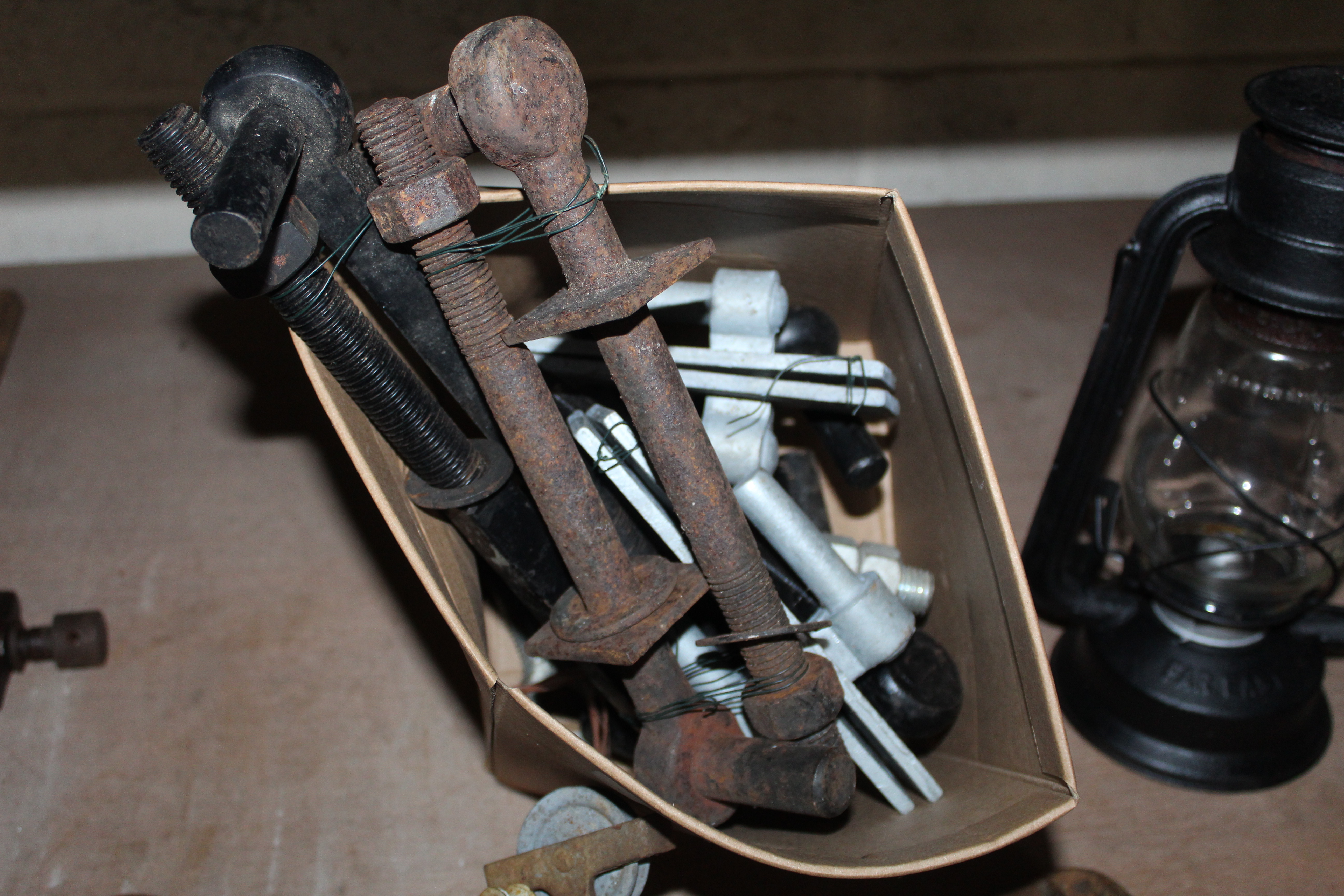 A quantity of large farm gate hinges