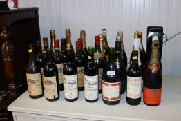 Quantity of various alcohol to include Moet and Ch