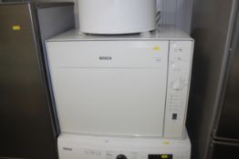 A Bosch table top dishwater