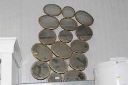 A wall art mirror