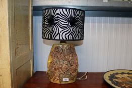 A Bernard Rooke, table lamp and shade
