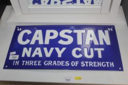A reproduction capstan navy cut sign (186)