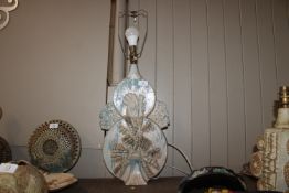 A Bernard Rooke pottery table lamp AF