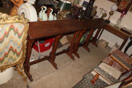 A pair of 19th Century pitch pine lecterns