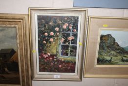 John Neale 20th Century oil on board still life stu