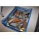 A plastic crate containing various brass fire place ornaments in the form of shoes - Image 1 of 3