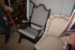 A 19th Century mahogany rocking chair