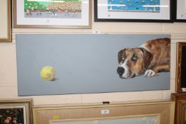 John Ryan acrylic on canvas 'Please'