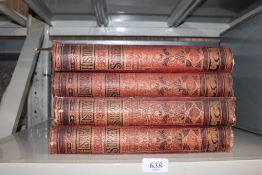 The History of Surrey by W.E. Brayley, complete in four volumes