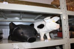 Two models of pigs