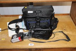 A Canon VC200 8mm camcorder