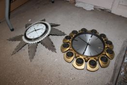 A Sunburst clock AF and one other