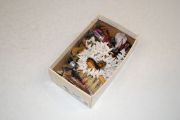 A box of various costume jewellery