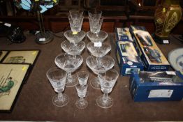 A quantity of Waterford crystal glassware