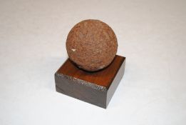 A canon ball, vendor reports found at Southwold, S
