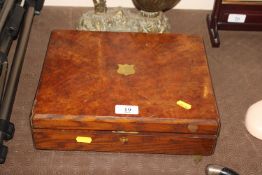 A cased set of West & Son Dublin white metal handle