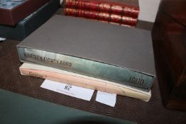Two George Orwell folio society books 1984 & Anima