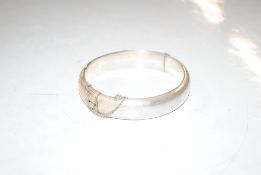 A 1961 Birmingham CPS sterling silver bangle appro