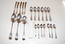 Two silver Society Of Miniature Rifle Club spoons;