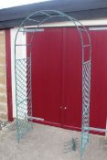 Diamond shaped garden arch. V
