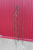 6ft Folding lattice garden spire. V