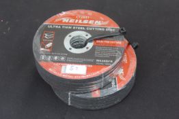 40x 4½in slitting discs. V