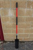 Long handled post hold spade. V
