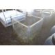 Metal stillage with mesh sides, approx. 35" wide x 35" deep x 35" high. - Image 2 of 2