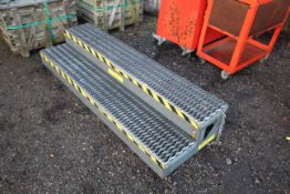 Two step platform.