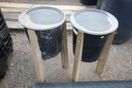 2x pheasant feeders. For sale due to farming by contract.