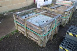 Pallet of edging stone. V