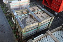 Pallet of edging stone. V
