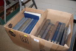 Two boxes of bound volumes, 'Institute of Naval Ar