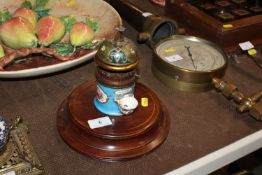 A 19th Century French Sevres style table bell / in