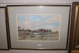Michael Norman, 'Concert Hall at Snape' signed and