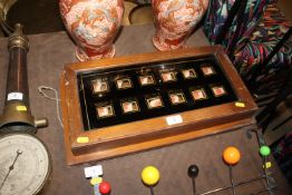 A vintage country house servants bell panel
