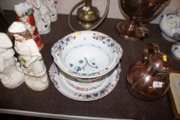 A Copeland late Spode punch bowl and stand