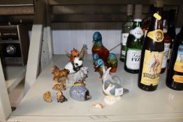 A collection of various ornaments to include an Is
