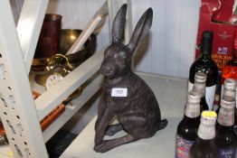A reproduction ornament in the form of a hare (65)