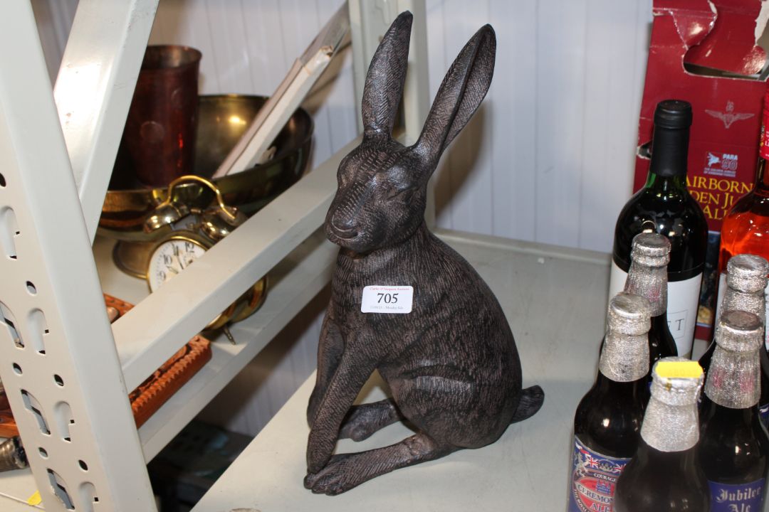 A reproduction ornament in the form of a hare (65)
