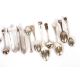 A small collection of various silver teaspoons, condiment spoons, sugar nips and a butter knife, - Image 5 of 6