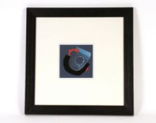 Contemporary school, collage abstract study, 16cm x 15cm