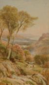 Ebenezer Wake Cook 1843-1926, 'Wordsworth Walk Rydal Mount', signed watercolour, Fine Arts Society